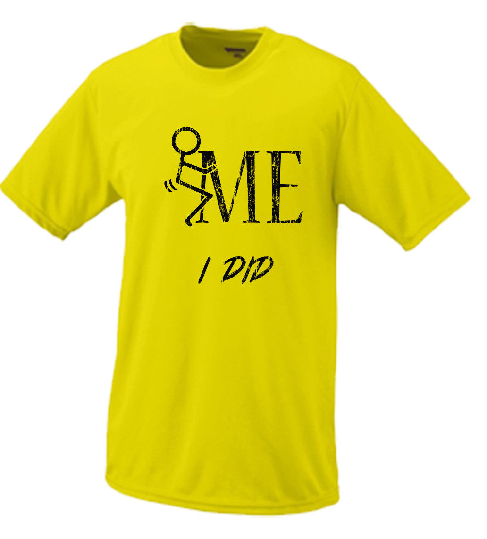 F*ck Me I Did, Stick Figure Parody T Shirt Comedy Funny
