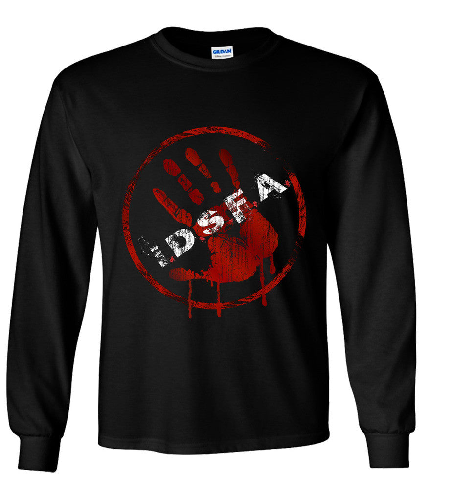 I.D.S.F.A. Bloody Hand Logo Tshirt