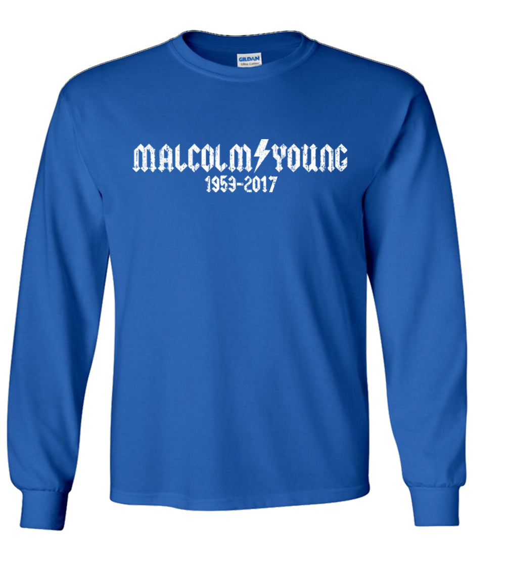 Malcolm Young ACDC Tribute Memorial Tshirt #2