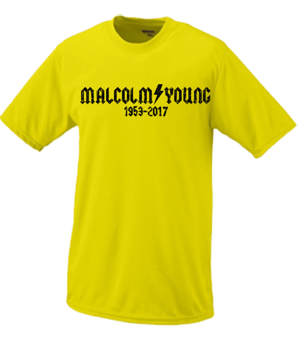 Malcolm Young ACDC Tribute Memorial Tshirt #2