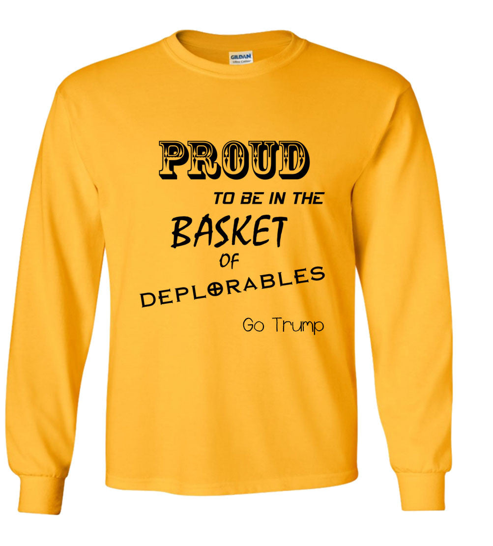 Proud To Be One of The Deplorables Hillary Clinton Donald Trump Shirt Election 2016 President