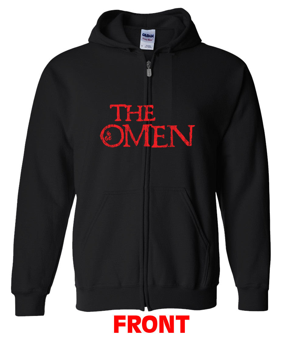 The Omen Movie Title T Shirt Damien Thorn 666 Antichrist