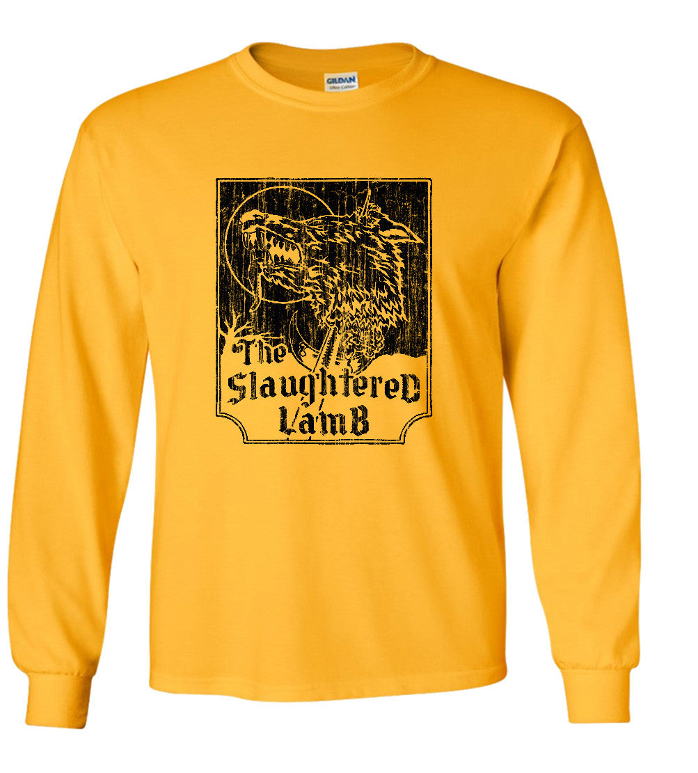 The Slaughtered Lamb T Shirt American Werewolf In London Parody