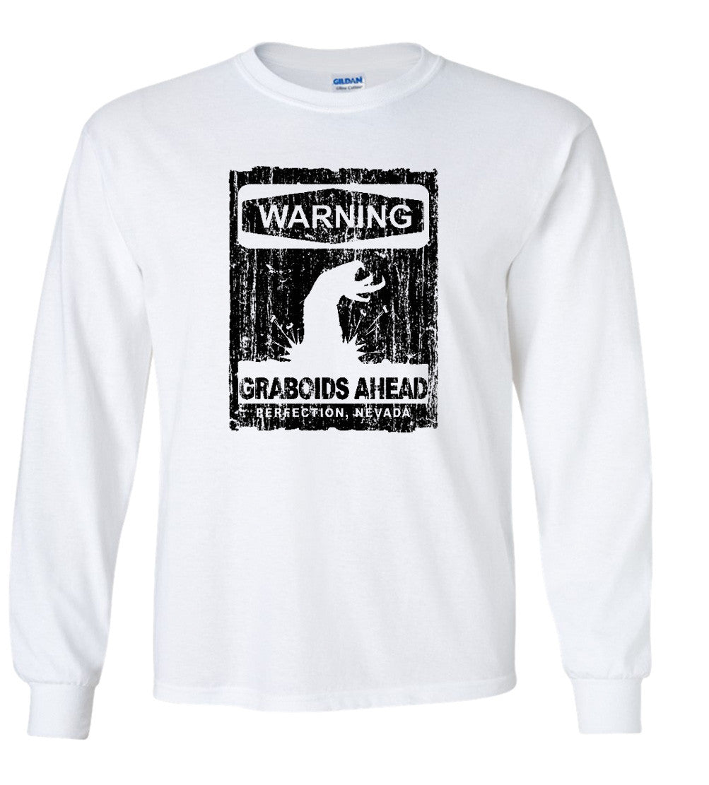 Warning Graboid Ahead T shirt Tremors Parody