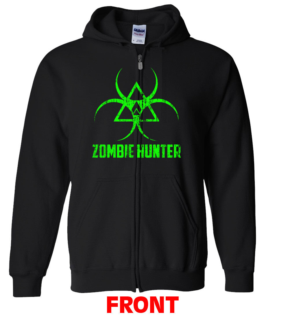 Zombie Hunter Bio Hazard Symbol Apocalypse T shirt